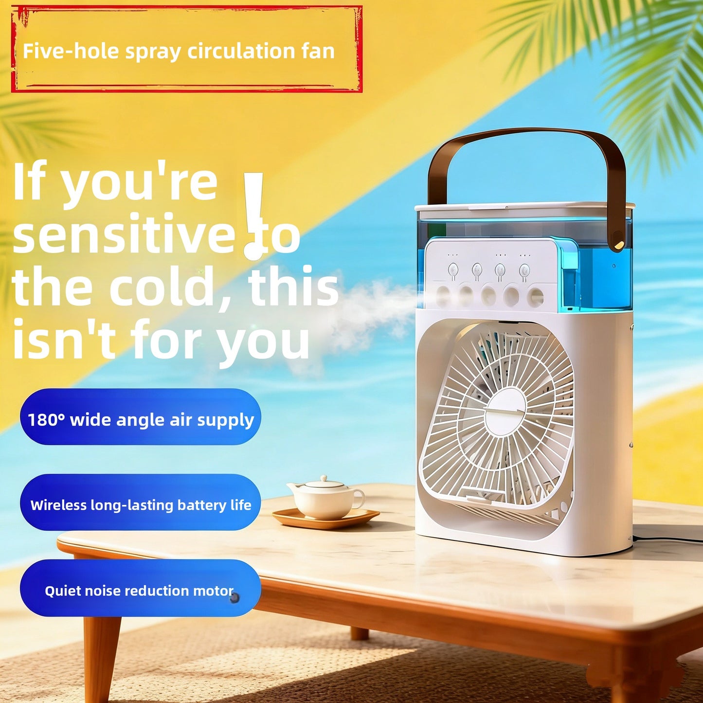 Mini Ventilador Enfriador Portatil