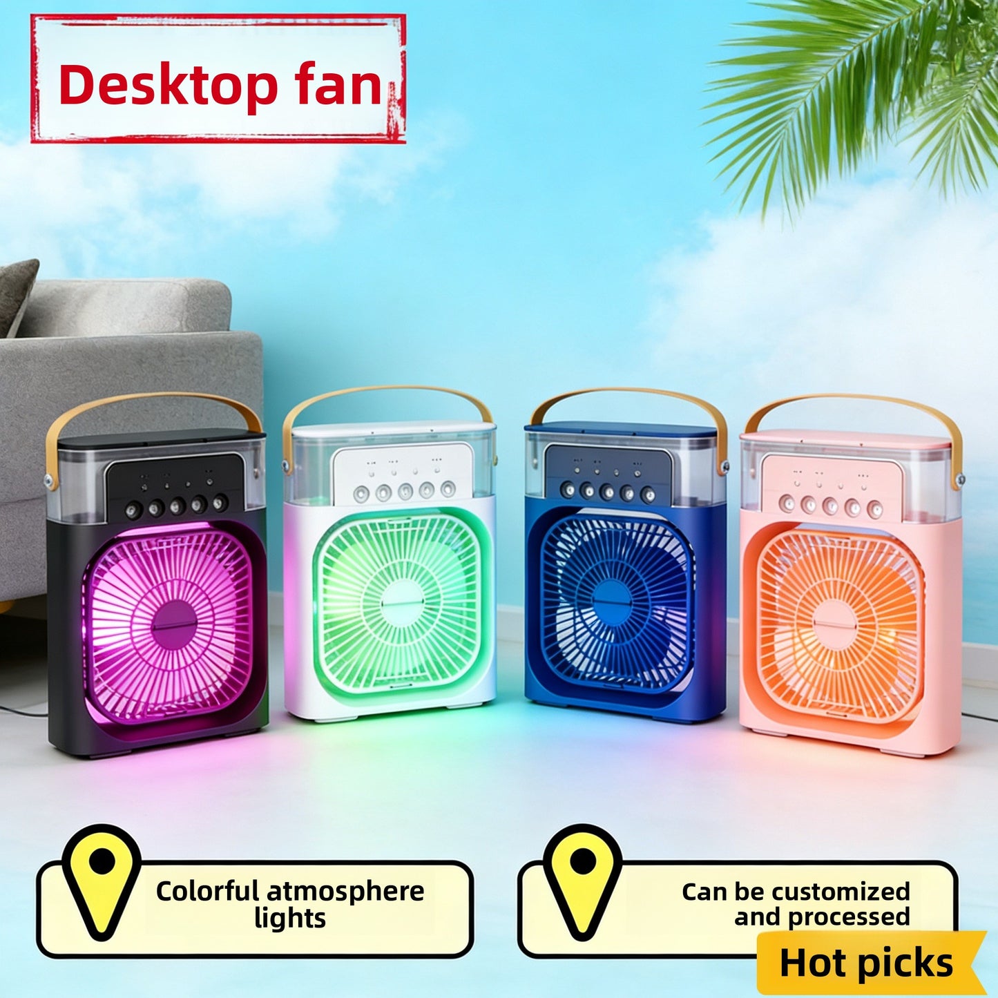 Mini Ventilador Enfriador Portatil